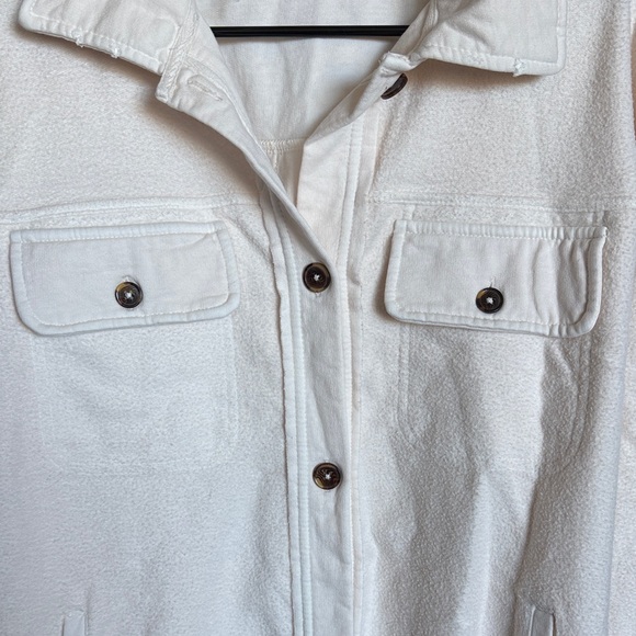 Free People White Button-Up Jacket - Picture 3 of 4